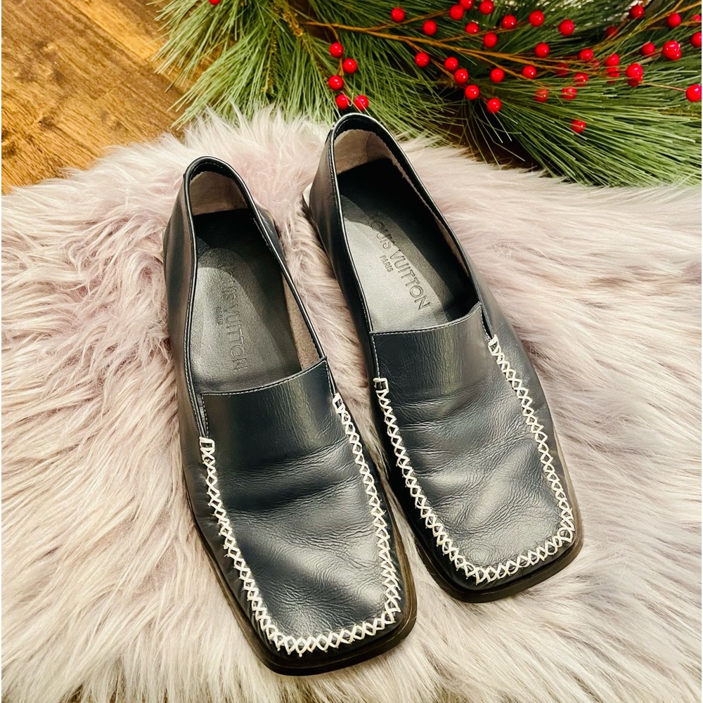 Louis Vuitton Leather Loafer Dress Shoes